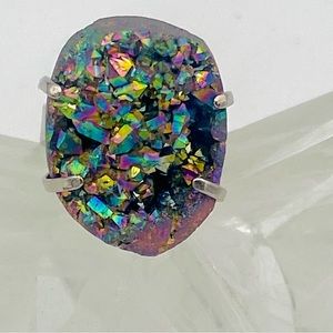 Druzy Artisan Ring